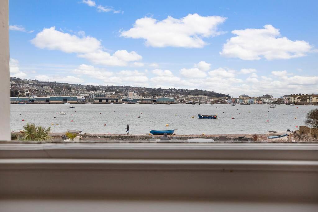 Beach Front Flat Shaldon With Parking Екстериор снимка